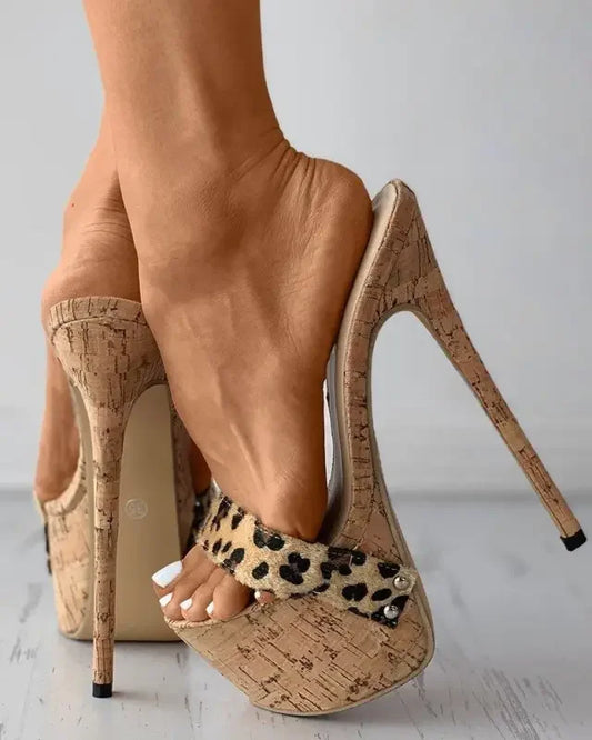 Leopard High Heels Platforms | Fashionsarah.com