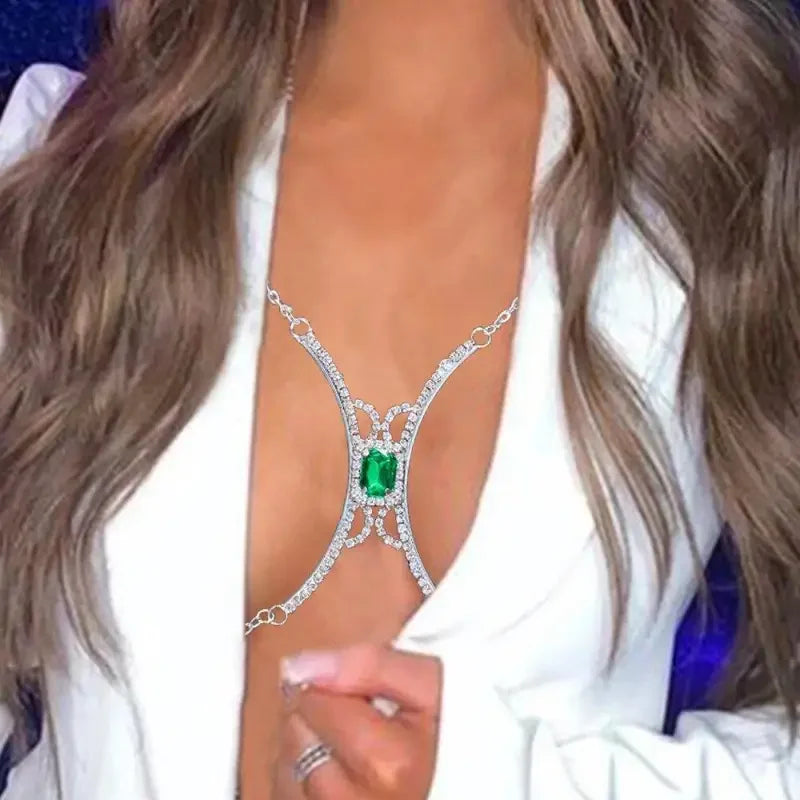 Festival Rhinestone Chest Bracket | Fashionsarah.com