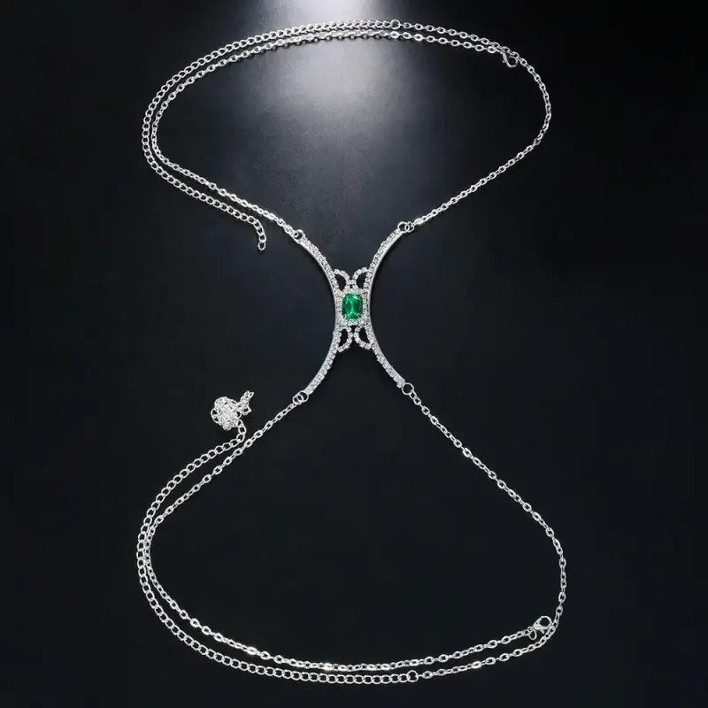 Festival Rhinestone Chest Bracket | Fashionsarah.com