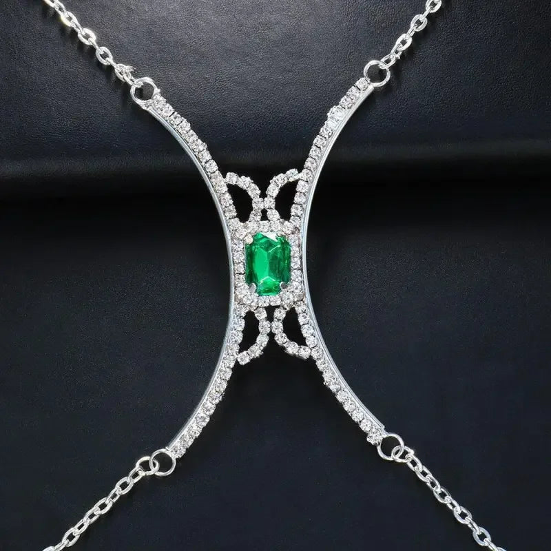 Festival Rhinestone Chest Bracket | Fashionsarah.com