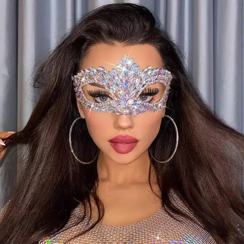 Crystal Venetian Masquerade Mask | Fashionsarah.com