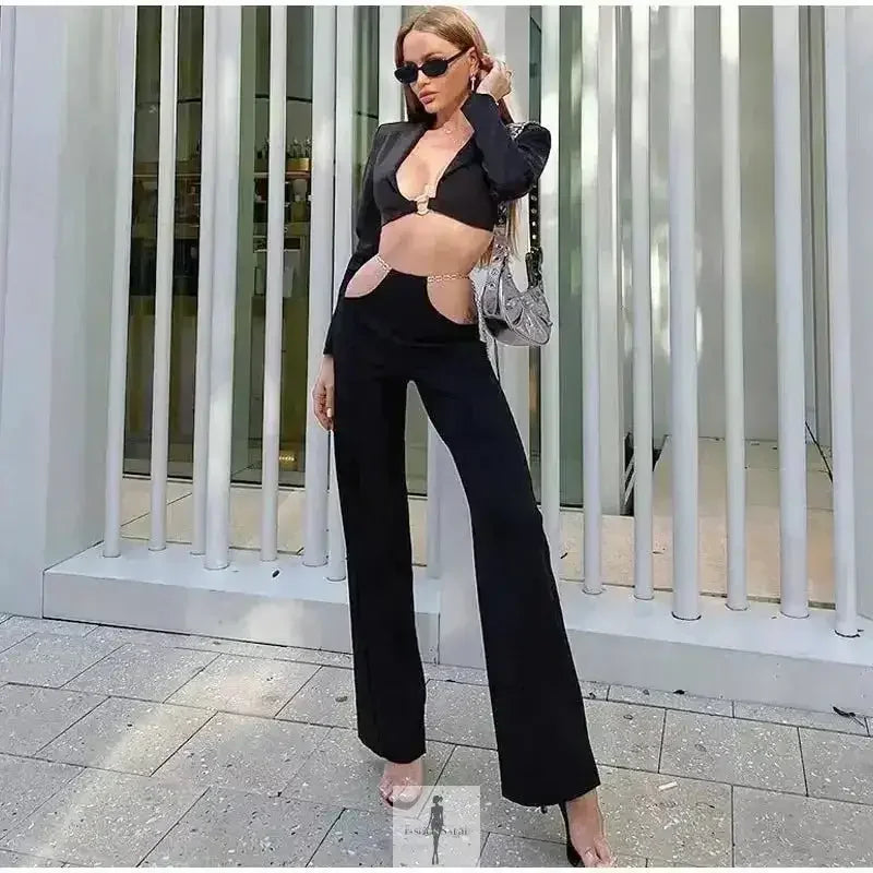 Fashionsarah.com Fashionsarah.com Elegant Woman Pants and Blazer Set