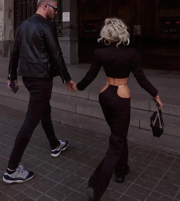 Elegant Woman Pants and Blazer Set | Fashionsarah.com