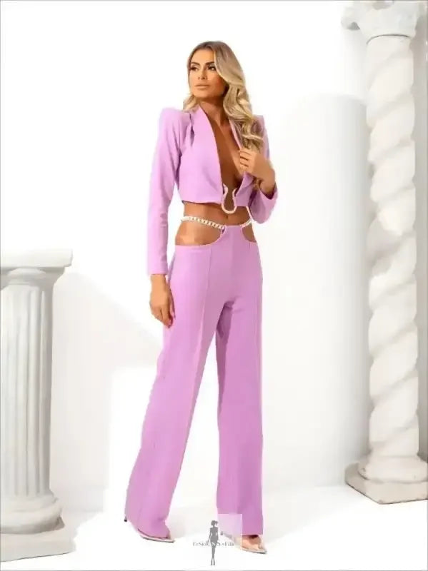 Fashionsarah.com Fashionsarah.com Elegant Woman Pants and Blazer Set