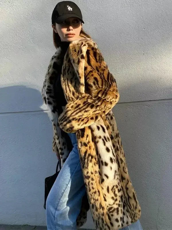 Women Runway Loose Luxury Coat | Fashionsarah.com