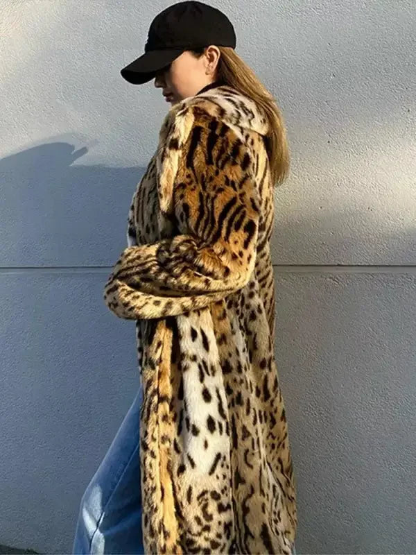 Women Runway Loose Luxury Coat | Fashionsarah.com