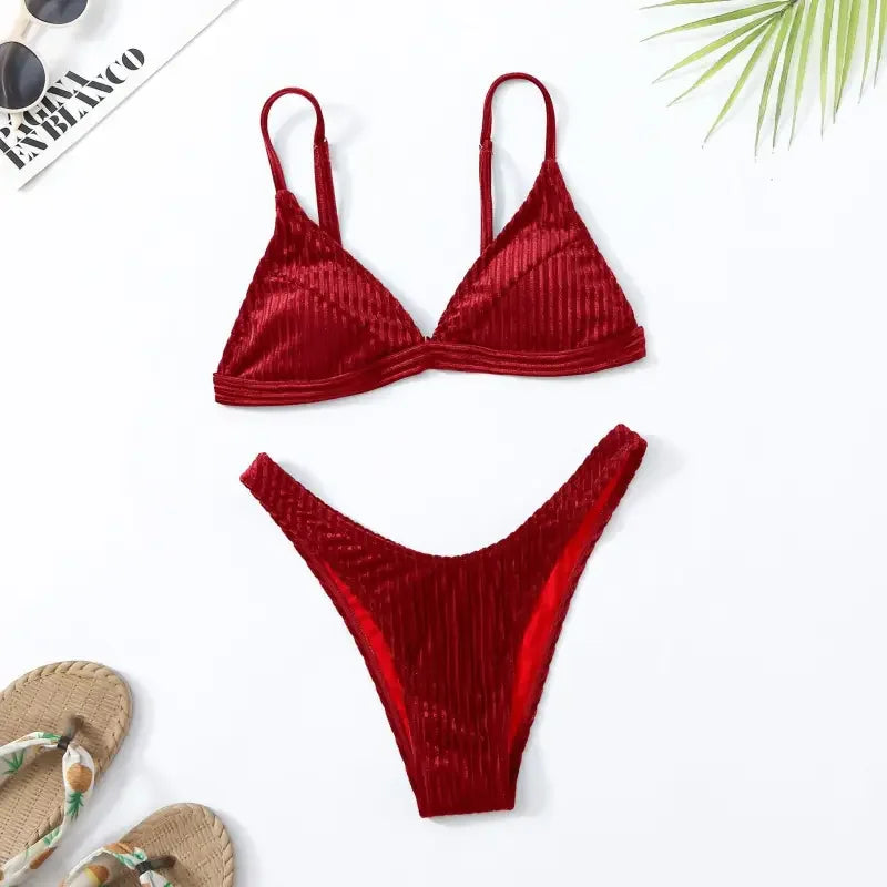 Velvet Swimwear Sets | Fashionsarah.com