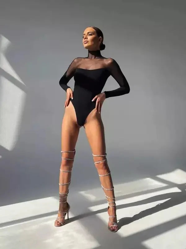 See Through Mesh Bodysuits | Fashionsarah.com