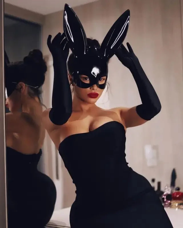 Halloween Cosplay Party Costume Rabbit Ears Mask | Fashionsarah.com