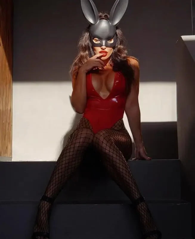 Halloween Cosplay Party Costume Rabbit Ears Mask | Fashionsarah.com