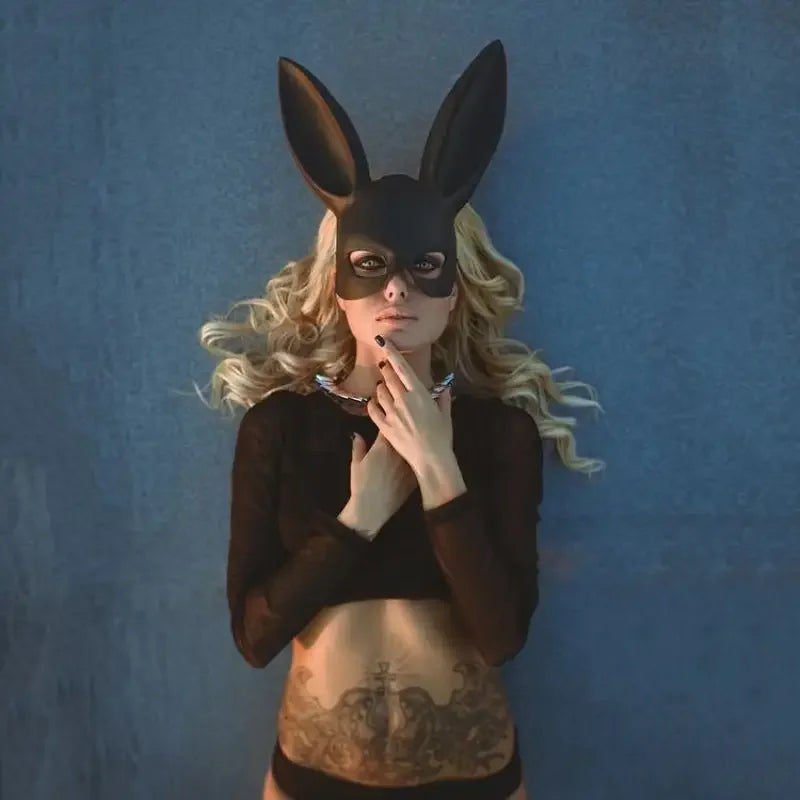 Halloween Cosplay Party Costume Rabbit Ears Mask | Fashionsarah.com