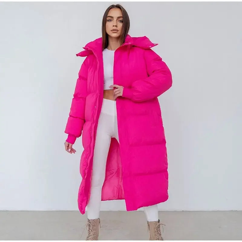 Hooded Long Loose Jackets | Fashionsarah.com
