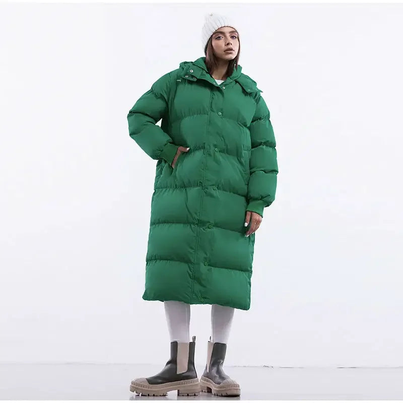 Hooded Long Loose Jackets | Fashionsarah.com