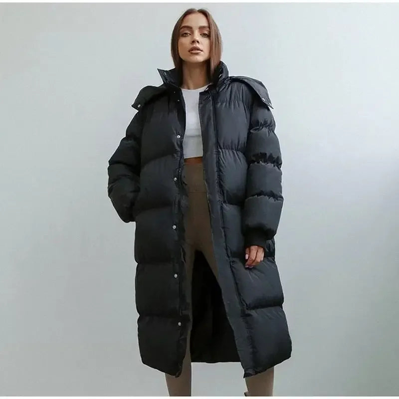 Hooded Long Loose Jackets | Fashionsarah.com