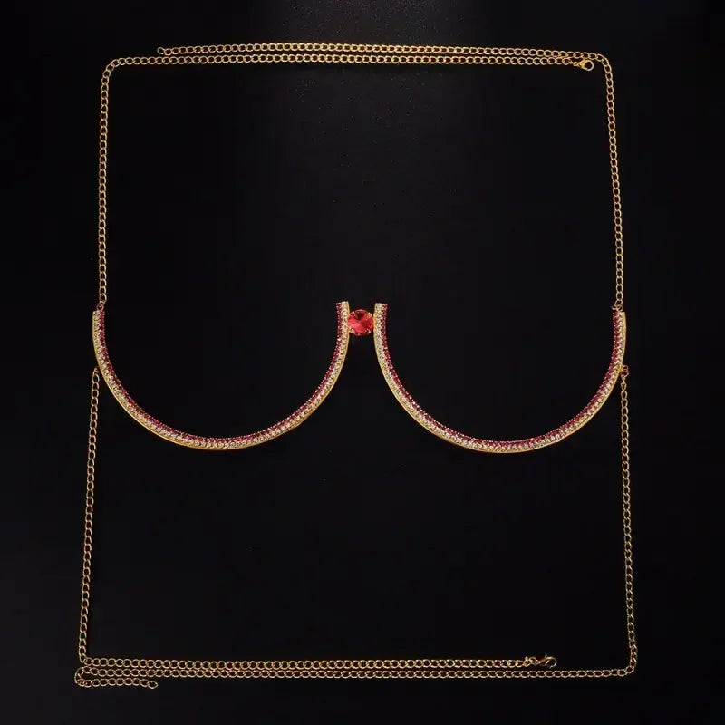 Round Chest Bracket Bra Chain | Fashionsarah.com