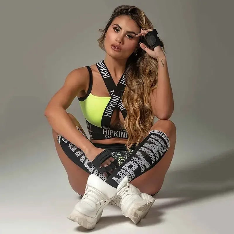 Cutout Back Cross Sports Suits | Fashionsarah.com