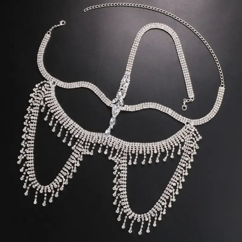 Fashion Rhinestone Tassel Mask | Fashionsarah.com