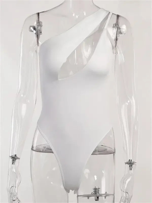 Asymmetric Hollow Out Bodysuits | Fashionsarah.com