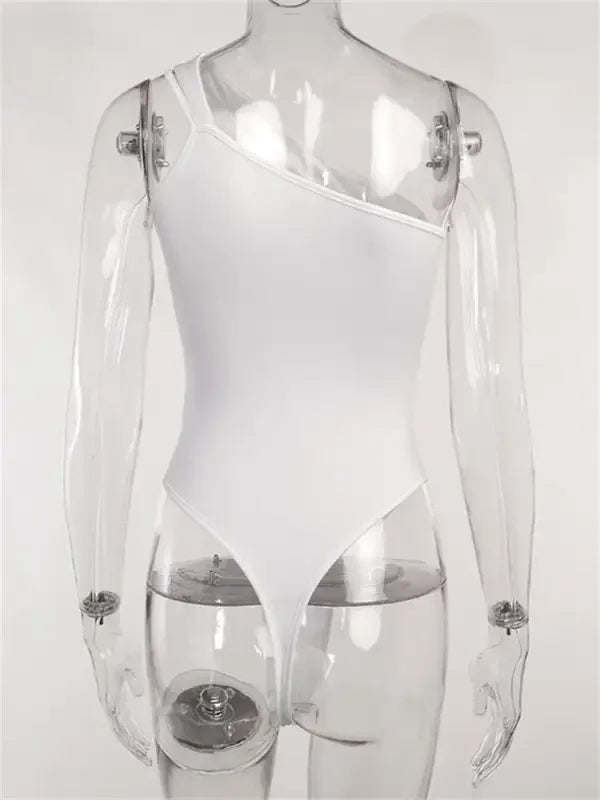 Asymmetric Hollow Out Bodysuits | Fashionsarah.com