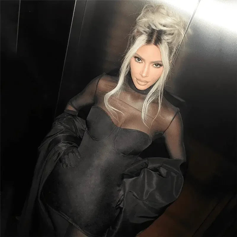 See Through Mini Dress | Fashionsarah.com