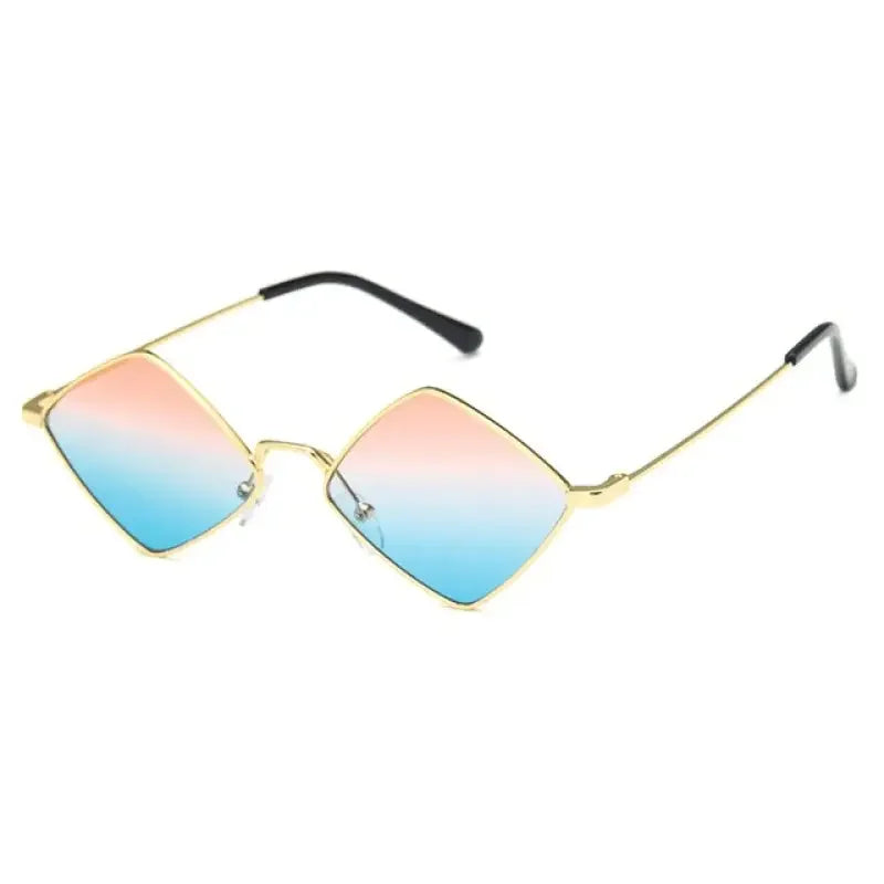Diamond-shaped gradient sunglasses from Rhombus Sunglasses at online boutique for women’s fashion