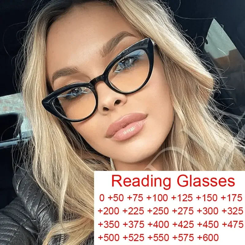 Anti Blue Light Cat Eye Reading Glasses | Fashionsarah.com
