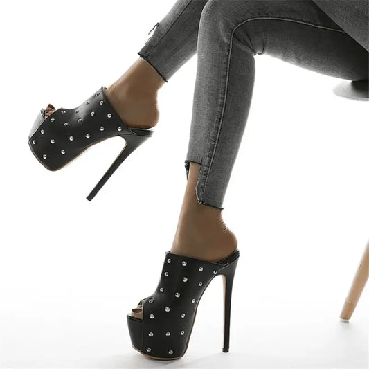 Punk Rivet Platforms | Fashionsarah.com
