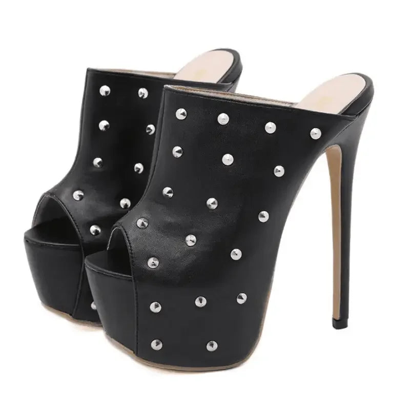 Punk Rivet Platforms | Fashionsarah.com