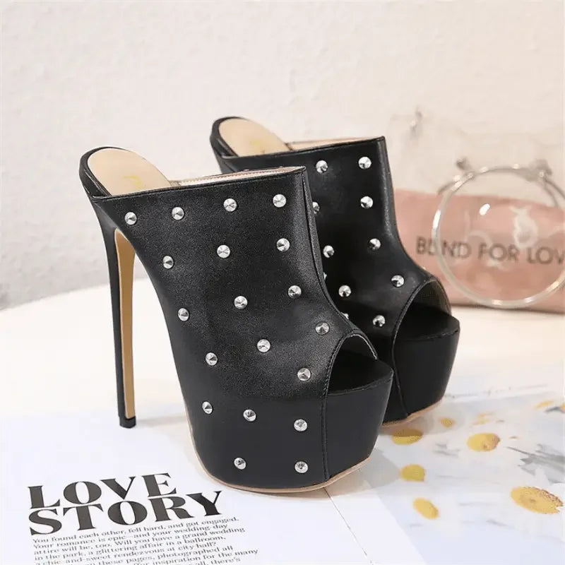 Punk Rivet Platforms | Fashionsarah.com