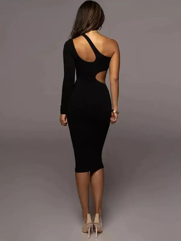 One Shoulder Sexy Cut Out Dresses | Fashionsarah.com