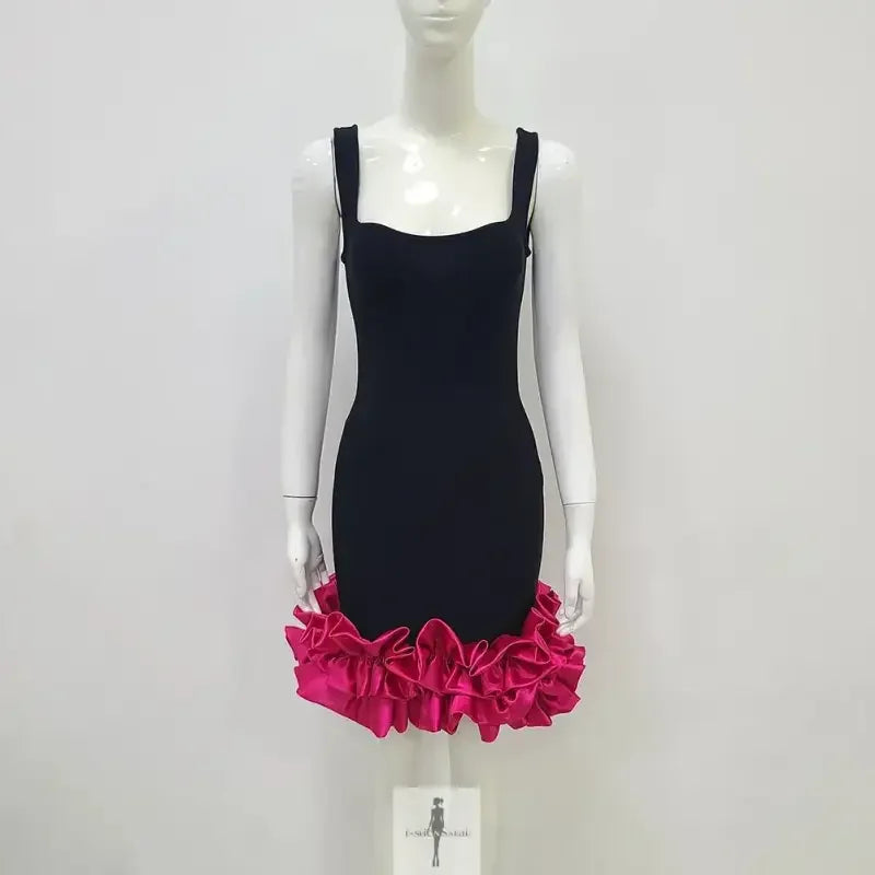 Fashionsarah.com Fashionsarah.com Ruffle Fashion Mini Dress