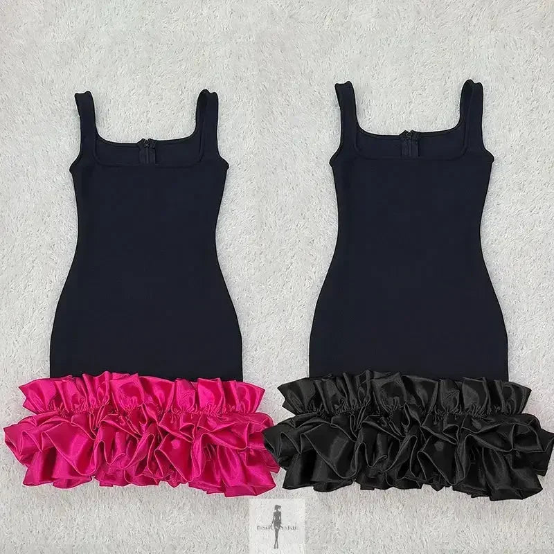 Fashionsarah.com Fashionsarah.com Ruffle Fashion Mini Dress