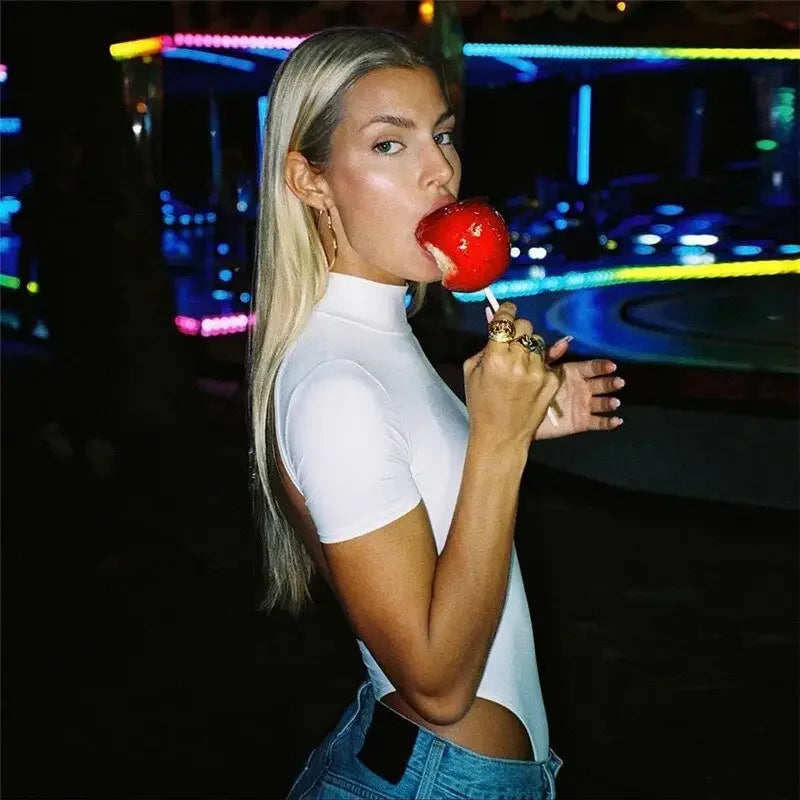 Backless Elastic Bodysuits | Fashionsarah.com