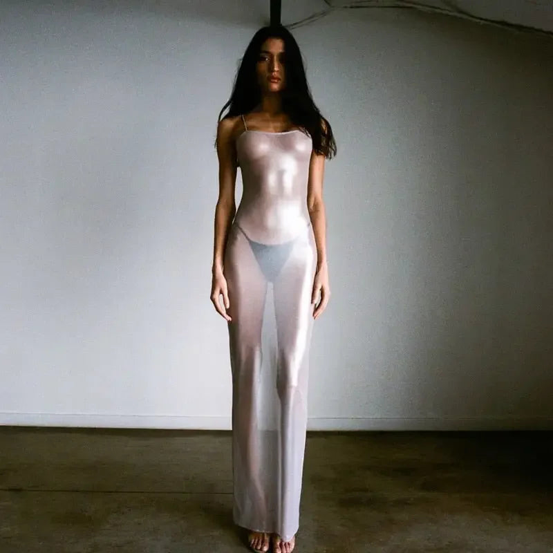 Mesh Bodycon Maxi Summer Dress | Fashionsarah.com