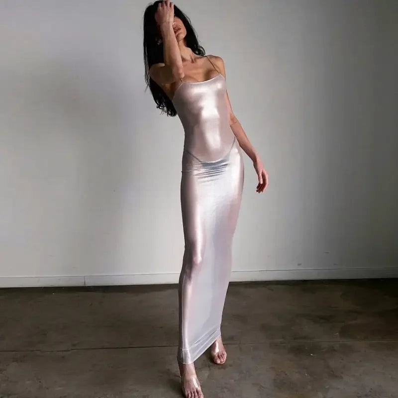 Mesh Bodycon Maxi Summer Dress | Fashionsarah.com