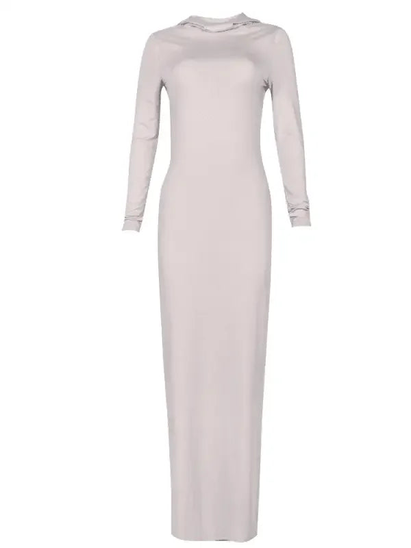 Hooded Maxi Slim Dress | Fashionsarah.com
