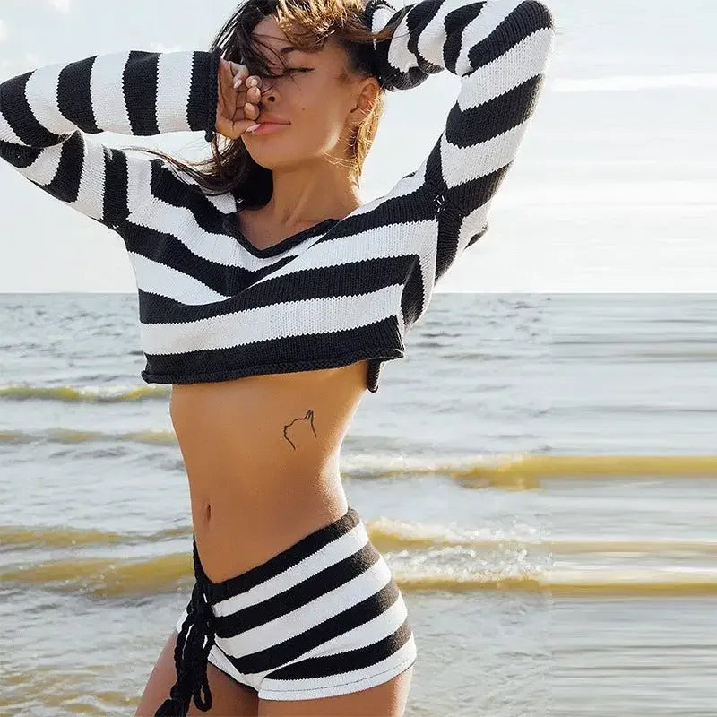 Summer Knitted Two Piece Sets | Fashionsarah.com