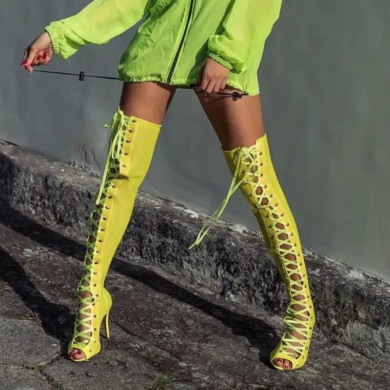 High Mesh Sock Boots | Fashionsarah.com