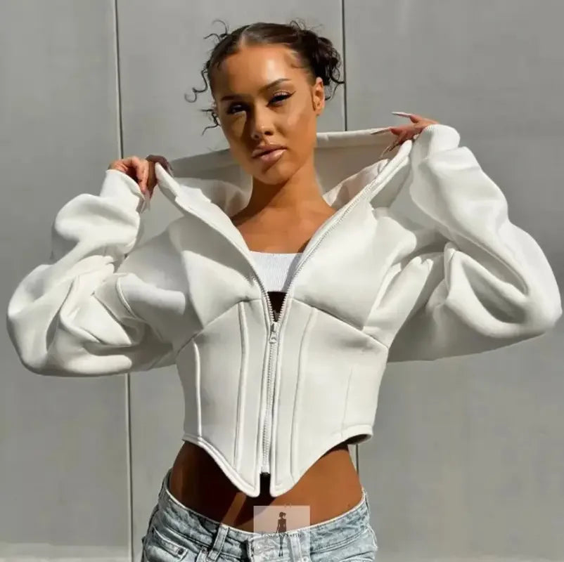 Fashionsarah.com Fashionsarah.com Corset-style hoodie Jackets
