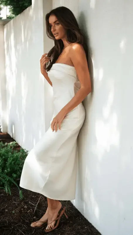 Satin Tube Dresses | Fashionsarah.com