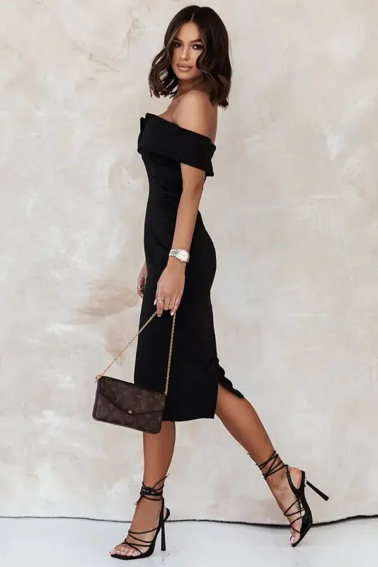 Off-the-shoulder Midi Dresses | Fashionsarah.com