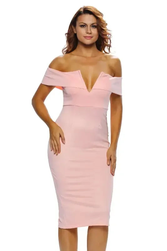 Off-the-shoulder Midi Dresses | Fashionsarah.com