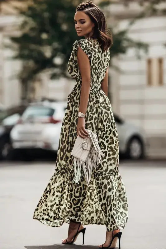 New Leopard Maxi Dress | Fashionsarah.com