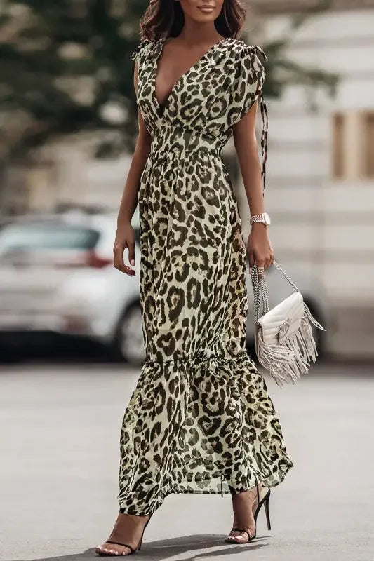 New Leopard Maxi Dress | Fashionsarah.com