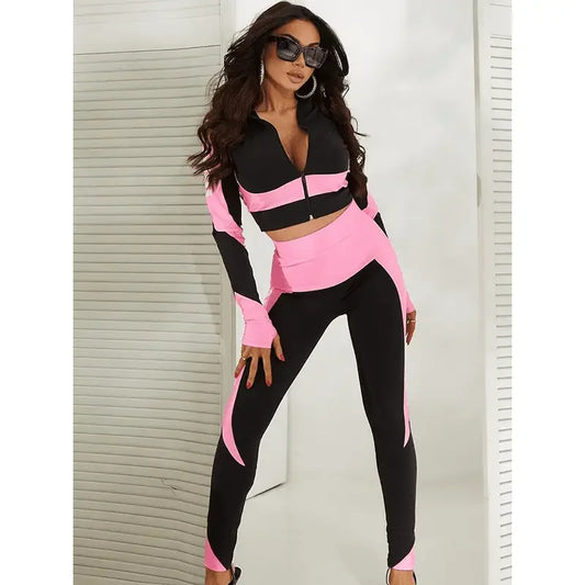 Yoga Suits with Top and High Waist Leggings | Fashionsarah.com