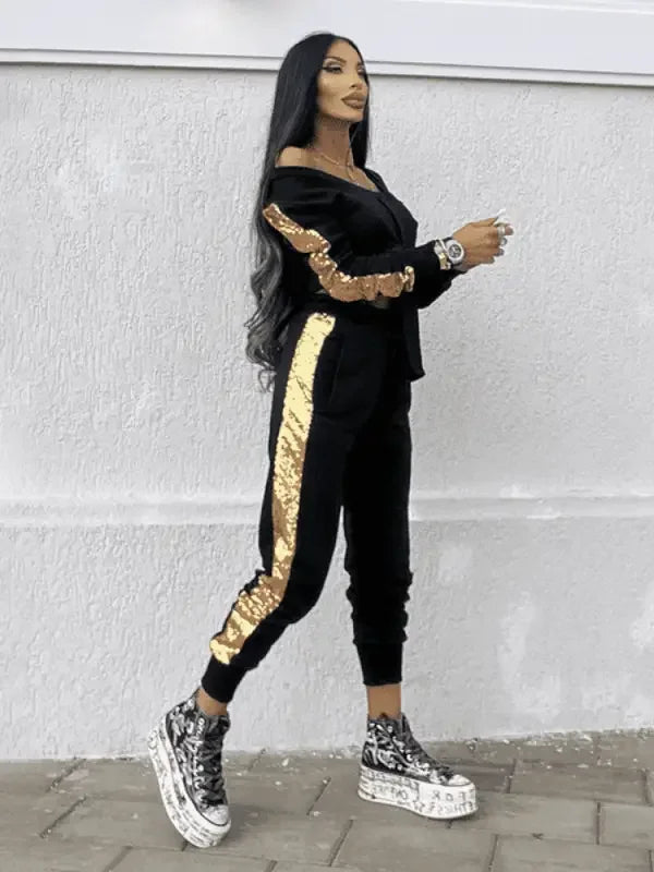 Irregularity Tops & Elastic Waist Pants | Fashionsarah.com