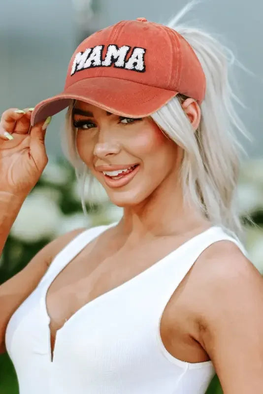 MAMA Mini Baseball Hats | Fashionsarah.com