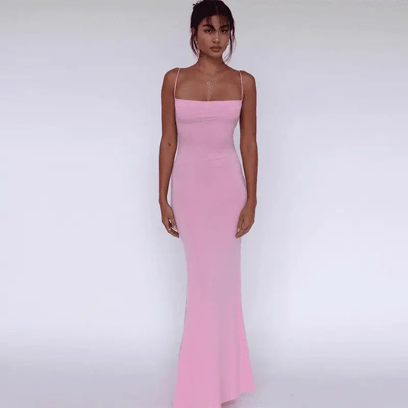 Evening Backless Maxi Dress | Fashionsarah.com