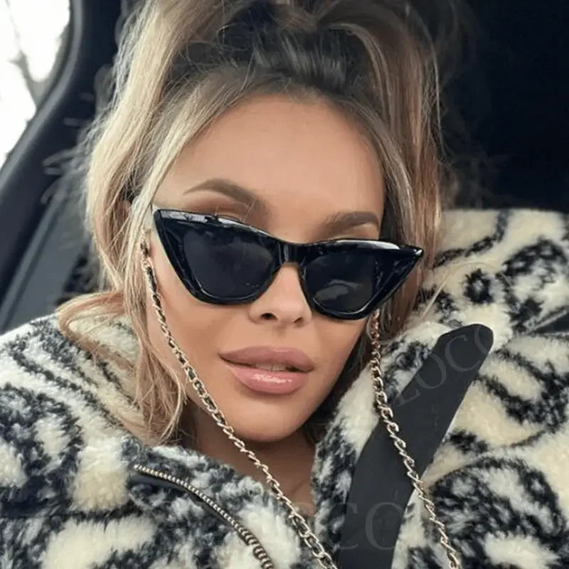 Triangle Cateye Eyewear UV400 | Fashionsarah.com