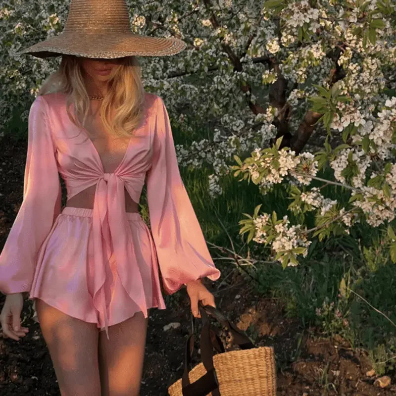 Crop Top with Short Sets | Fashionsarah.com